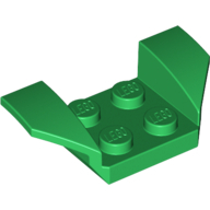 Lego auto blatníky 2x4, zelená (4163941, 6039944)